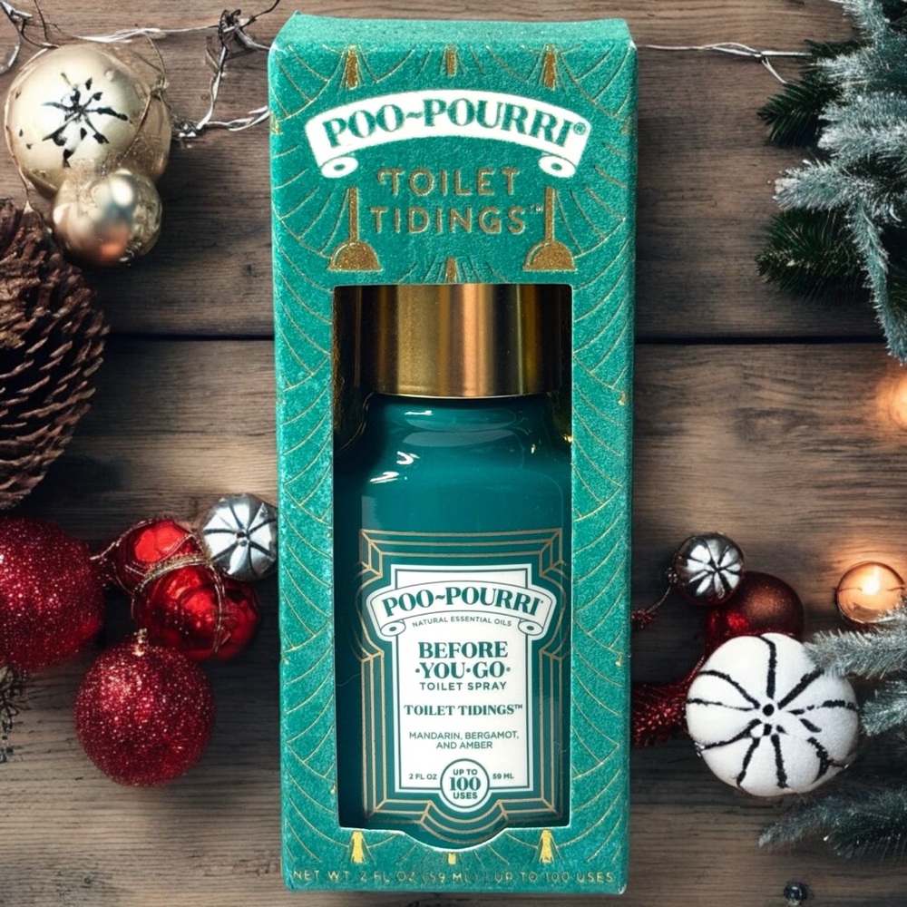 Poo-Pourri Toilet Spray Limited Edition Scent Toilet Tidings Scent 2 fl oz